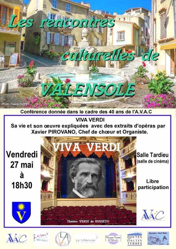 Affiche de la conférence Viva Verdi