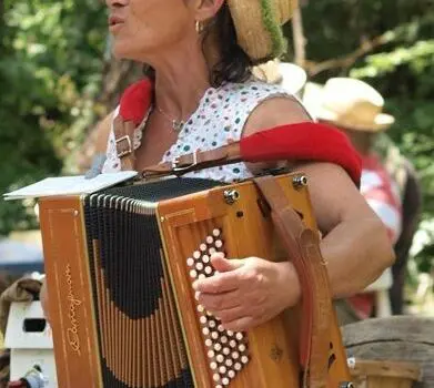 Pascale Petit, professeur d'accordéon à l'AVAC
